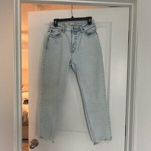 A&F Curve Love High Rise Mom Jeans